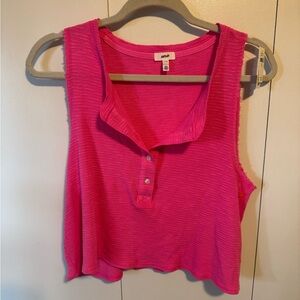 NWT Aerie Sunspun Waffle Cropped Tank